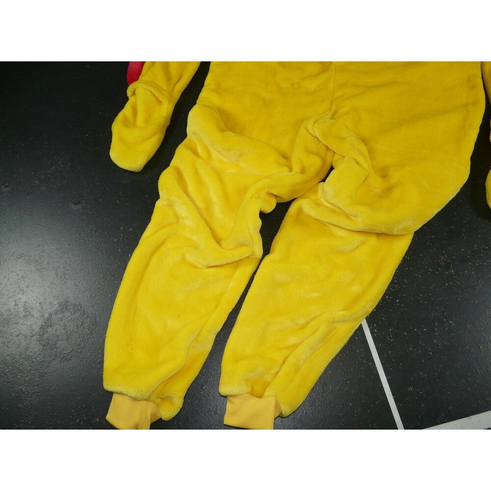 Yellow Red Chicken Unisex Adult Large Animal Cosplay Costume Kigurumi Jumpsuit - Picture 10 of 15